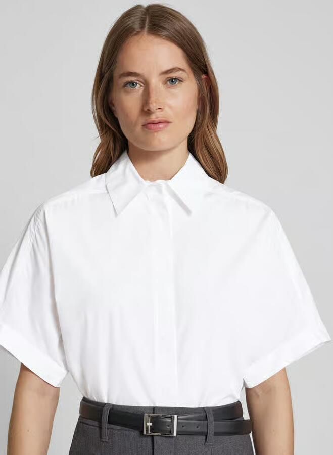 Ivy Oak Overhemdblouse met blinde knoopsluiting model 'ELVIRA'
