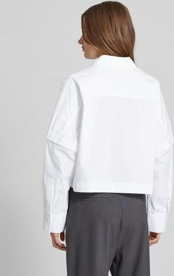 Ivy Oak Overhemdblouse met blinde knoopsluiting model 'ELVIRA' - Foto 4