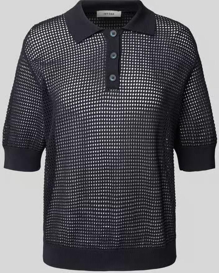 IVY OAK Poloshirt met broderie anglaise model 'FLO' - Foto 2