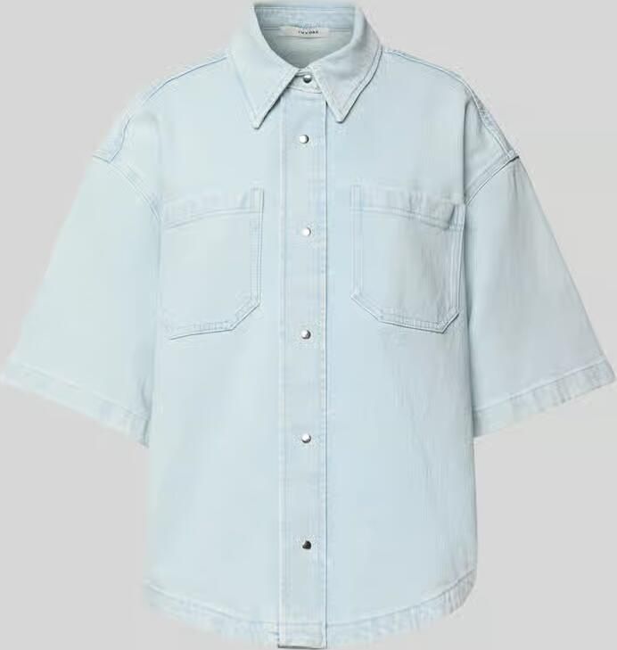 IVY OAK Regular fit jeansblouse met borstzakken model 'ERICA' - Foto 2