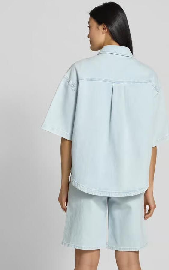 IVY OAK Regular fit jeansblouse met borstzakken model 'ERICA'