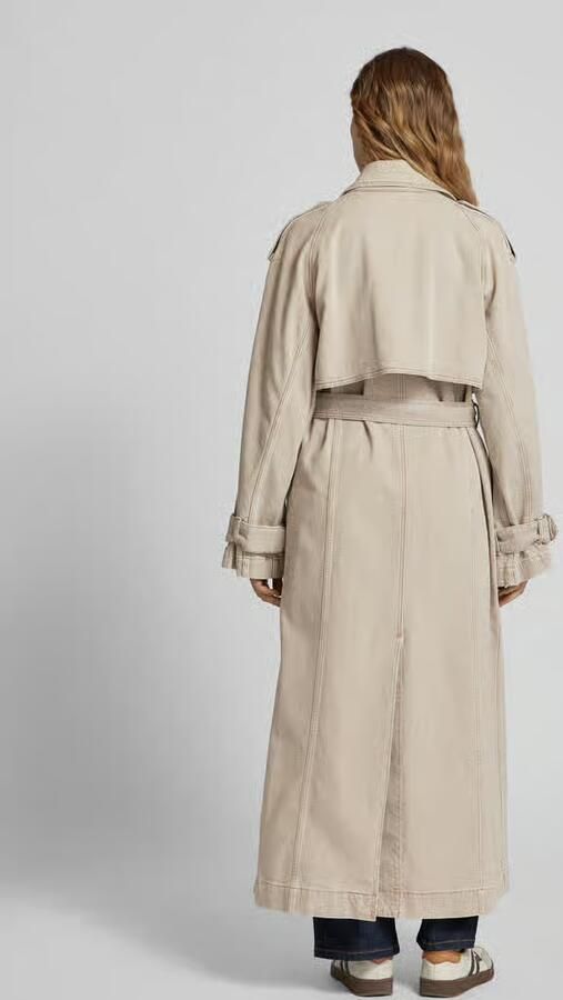 Ivy Oak Lange jeansjas met strikceintuur model 'CORDELIA' - Foto 3