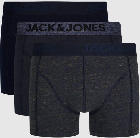 jack & jones Boxershort met stretch in een set van 3 stuks model 'James'