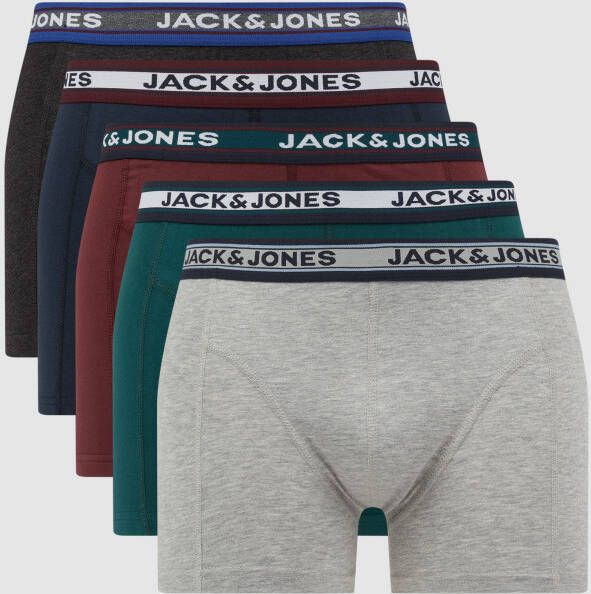 Jack & Jones Trunk JACBLACK nauwsluitend comfortabel met elastische band (set 5 stuks) - Foto 8
