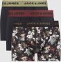 Jack & jones Tropische Trunks 3-Pack Boxershorts Multicolor Heren - Thumbnail 4
