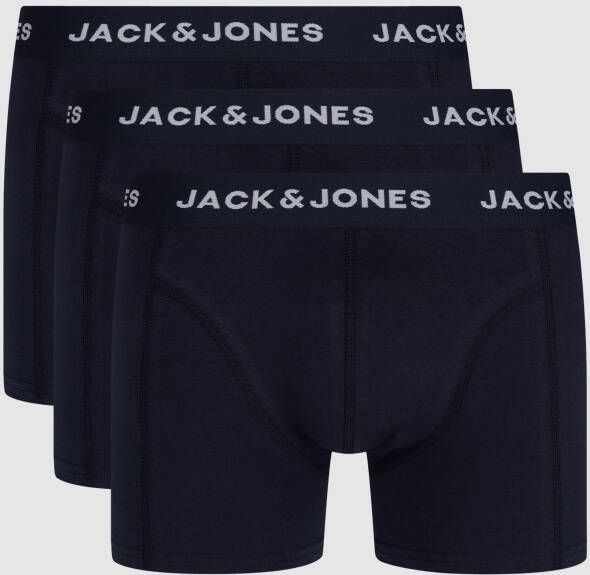 jack & jones Comfort fit boxershort met stretch in een set van 3 stuks model 'Anthony'