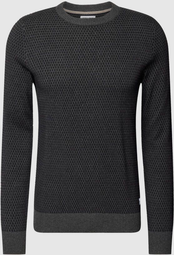 jack & jones Gebreide pullover met ronde hals model 'EATLAS'