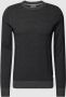JACK & JONES ESSENTIALS trui JJEATLAS met all over print dark grey - Thumbnail 2