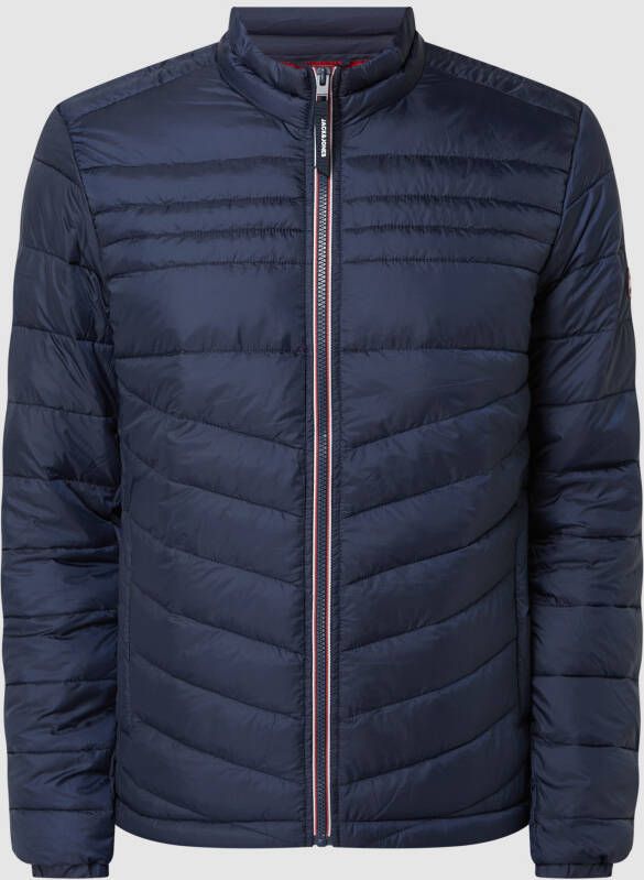 JACK & JONES ESSENTIALS gewatteerde jas JJEHERO PUFFER navy blazer