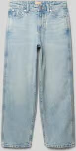 JACK & JONES JUNIOR JJIALEX JJNORREBRO high waist baggy jeans light blue denim - Foto 4