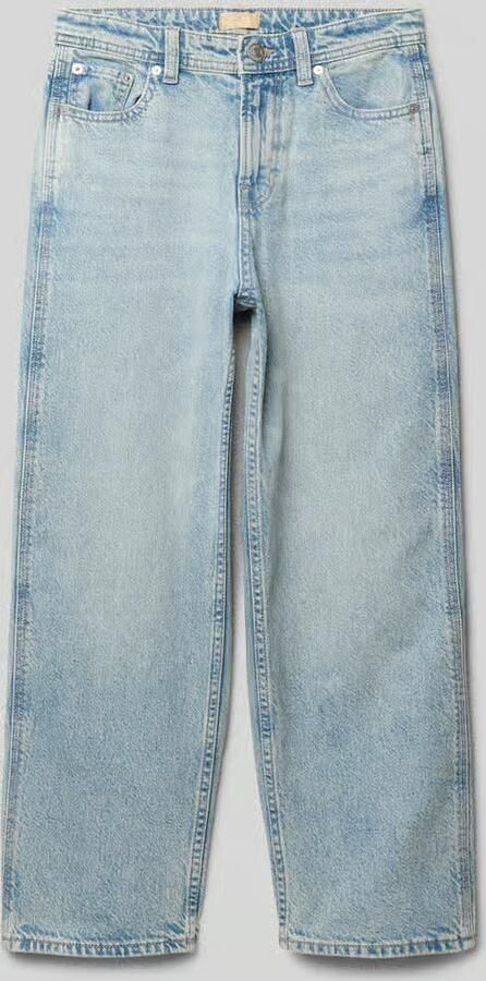 JACK & JONES JUNIOR JJIALEX JJNORREBRO high waist baggy jeans light blue denim - Foto 4