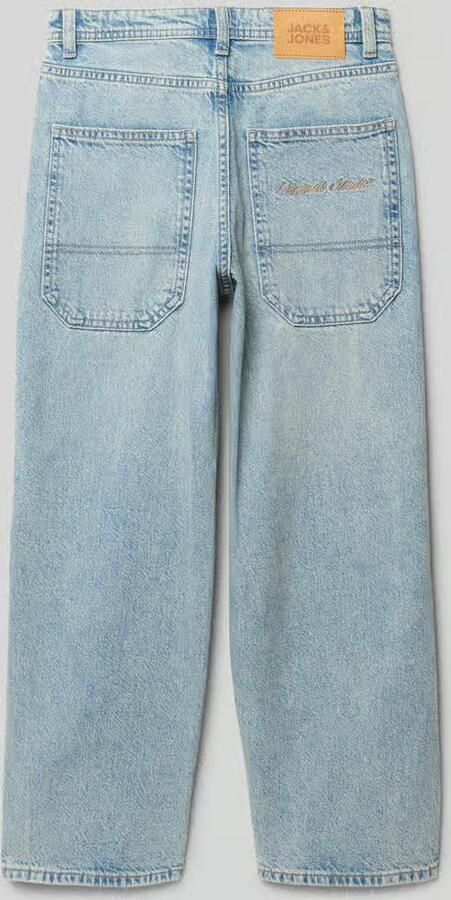 JACK & JONES JUNIOR JJIALEX JJNORREBRO high waist baggy jeans light blue denim - Foto 5