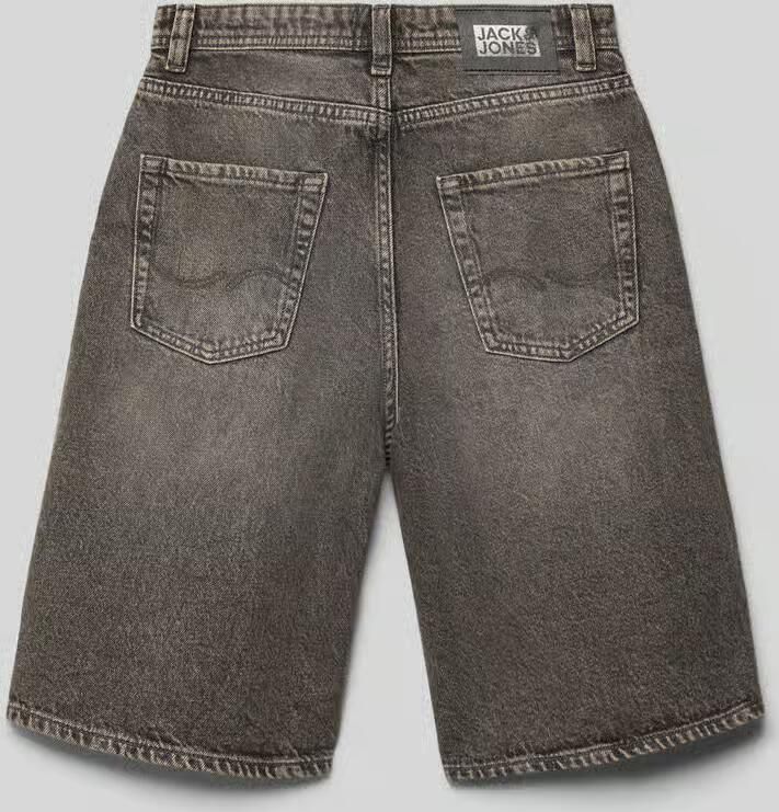 Jack & jones Baggy fit jeansshort met steekzakken model 'IRON'