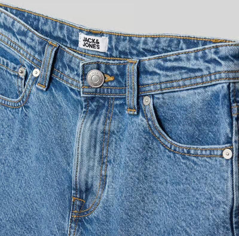 Jack & jones baggy fit korte jeans met steekzakken model 'ALEX' - Foto 3