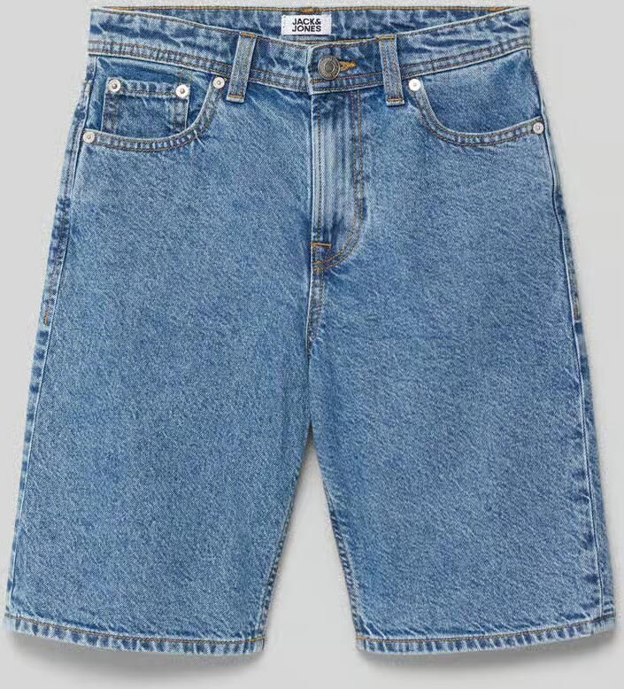 Jack & jones baggy fit korte jeans met steekzakken model 'ALEX' - Foto 4