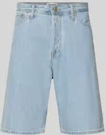 JACK & JONES JEANS INTELLIGENCE loose denim short light blue denim - Foto 5