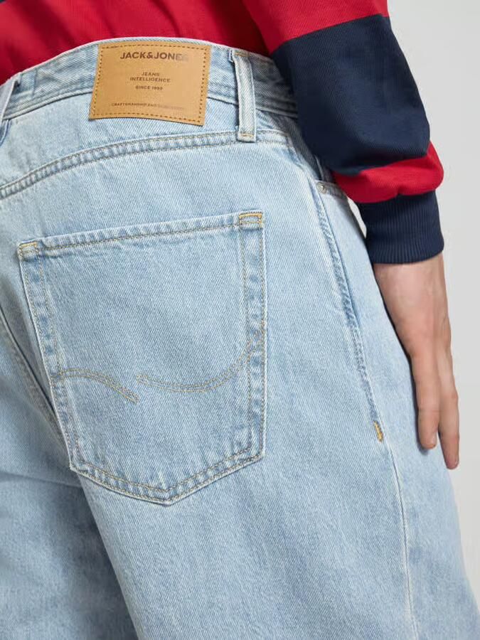 JACK & JONES JEANS INTELLIGENCE loose denim short light blue denim - Foto 7