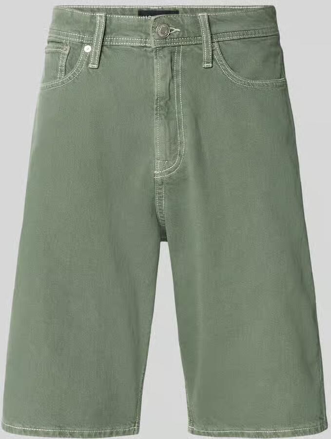 Jack & jones baggy fit korte jeans met steekzakken model 'ALEX' - Foto 2