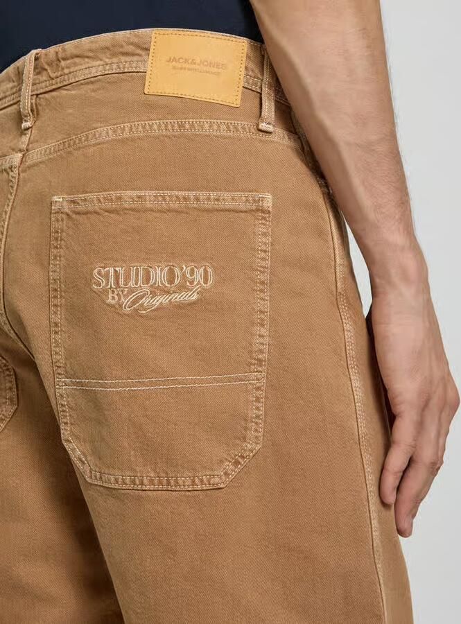Jack & jones baggy fit korte jeans met steekzakken model 'ALEX'