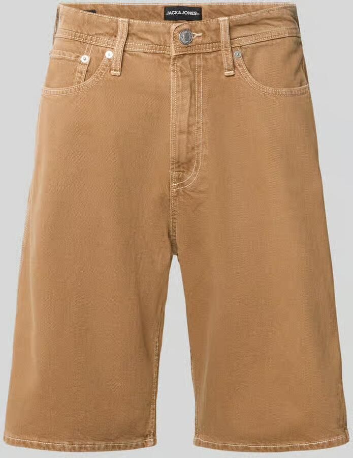 Jack & jones baggy fit korte jeans met steekzakken model 'ALEX' - Foto 2