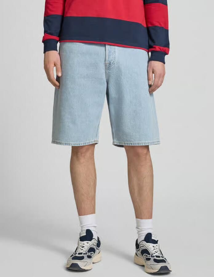 JACK & JONES JEANS INTELLIGENCE loose denim short light blue denim - Foto 7