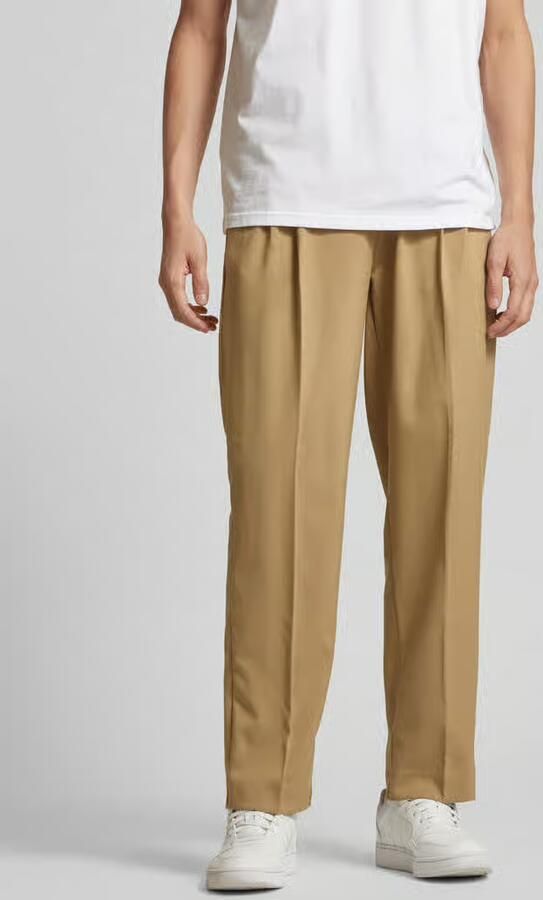 Jack & jones Baggy fit pantalon met bandplooien model 'Julian' - Foto 2