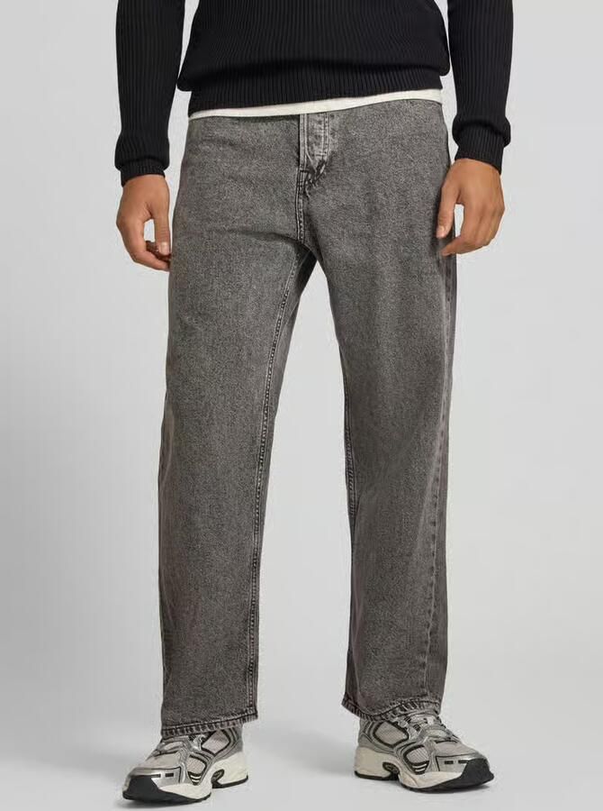 JACK & JONES JEANS INTELLIGENCE JJIALEX JJBASIC baggy jeans zwart - Foto 5