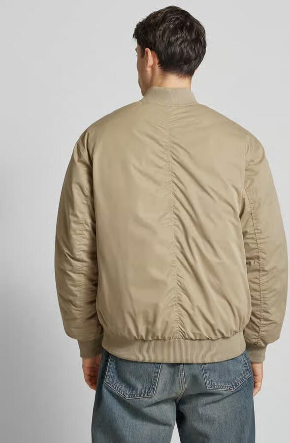 Jack & jones Zachte Utility Bomber Jas Beige Heren - Foto 4