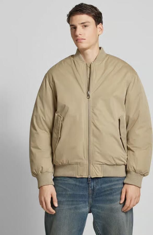 Jack & jones Zachte Utility Bomber Jas Beige Heren - Foto 5