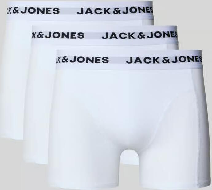 Jack & jones Boxershort met elastische band in een set van 3 stuks