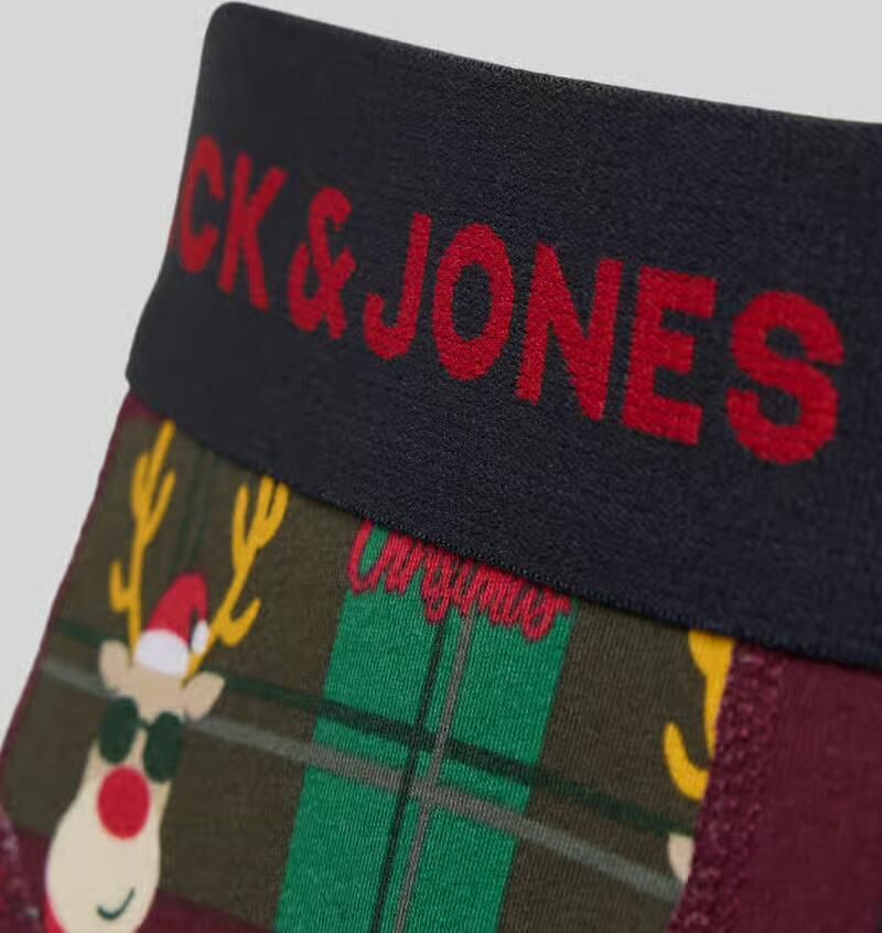 Jack & jones Trunks met elastische band in set van 3 met cadeaubox - Foto 1