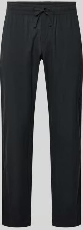 JACK & JONES PANTS STUDIO JPSTKANE relaxed casual broek met linnen zwart - Foto 4