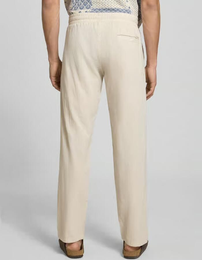 JACK & JONES PANTS STUDIO JPSTKANE relaxed casual broek met linnen lichtgrijs - Foto 8