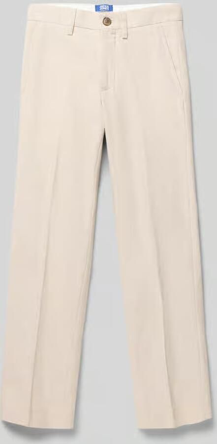 Jack & jones Broek van mix van katoen en linnen model 'MARTIN' - Foto 2