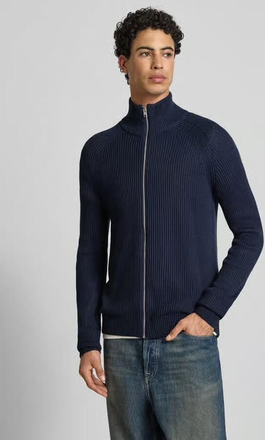 Jack & jones Cardigan met opstaande kraag en ritssluiting model 'PANNEL' - Foto 9