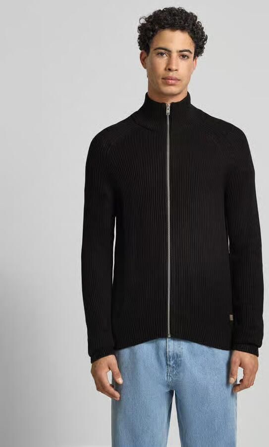 Jack & jones Cardigan met opstaande kraag en ritssluiting model 'PANNEL' - Foto 6