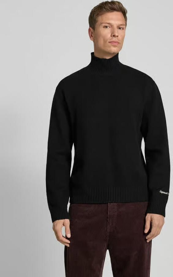 Jack & jones Pullover met turtleneck en ribboorden model 'NORREBRO' - Foto 9