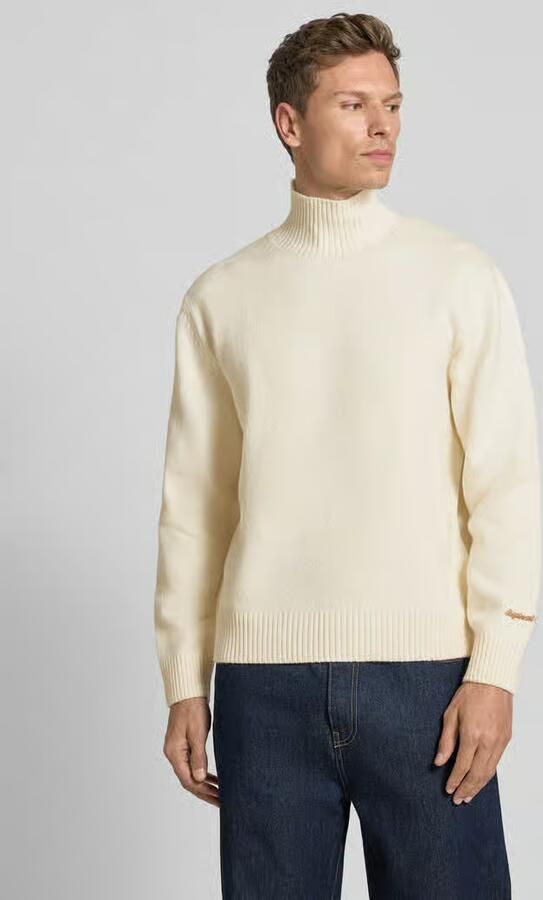 Jack & jones Pullover met turtleneck en ribboorden model 'NORREBRO' - Foto 3