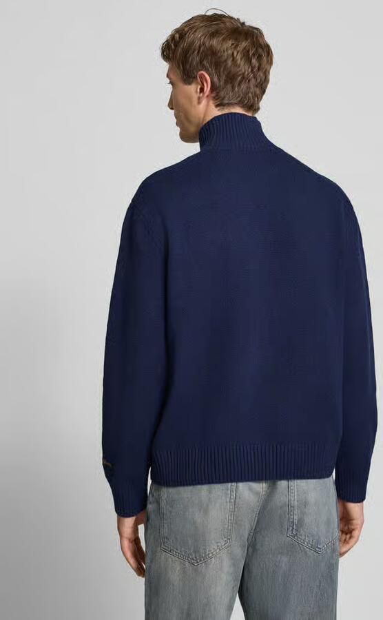 Jack & jones Pullover met turtleneck en ribboorden model 'NORREBRO'