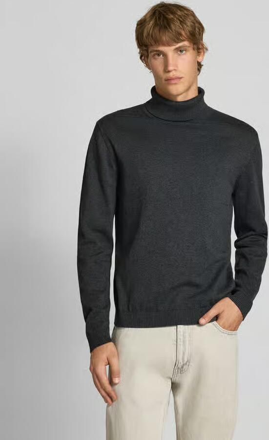 Jack & Jones Coltrui JJEBASIC met hoog draagcomfort effen modieus regular fit katoen rolkraag - Foto 10