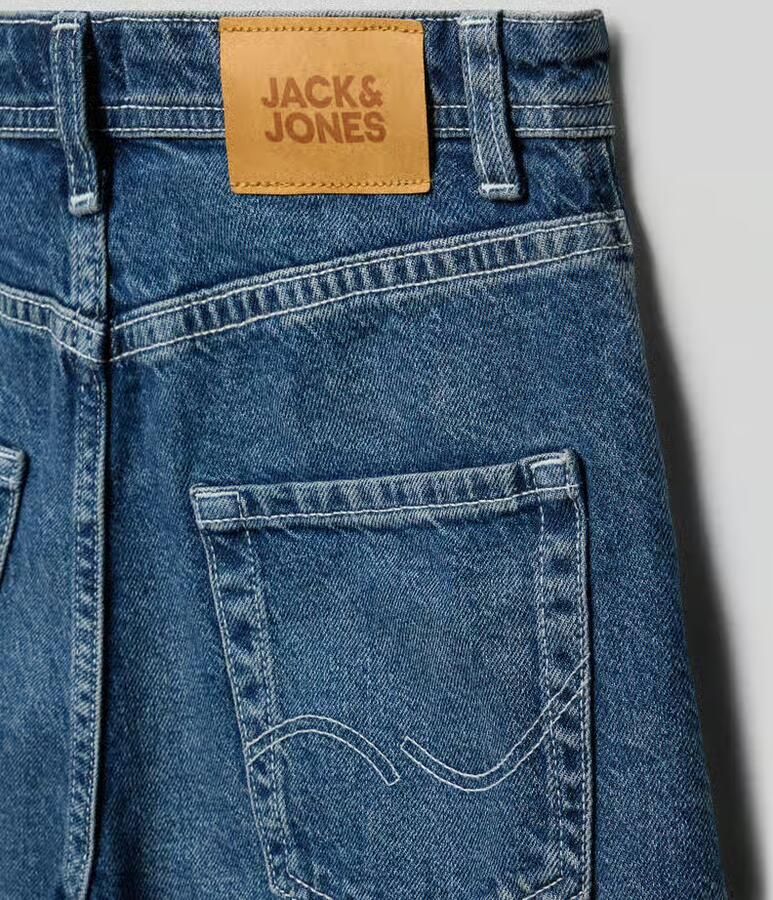Jack & jones Extra baggy fit jeansshort met steekzakken - Foto 3