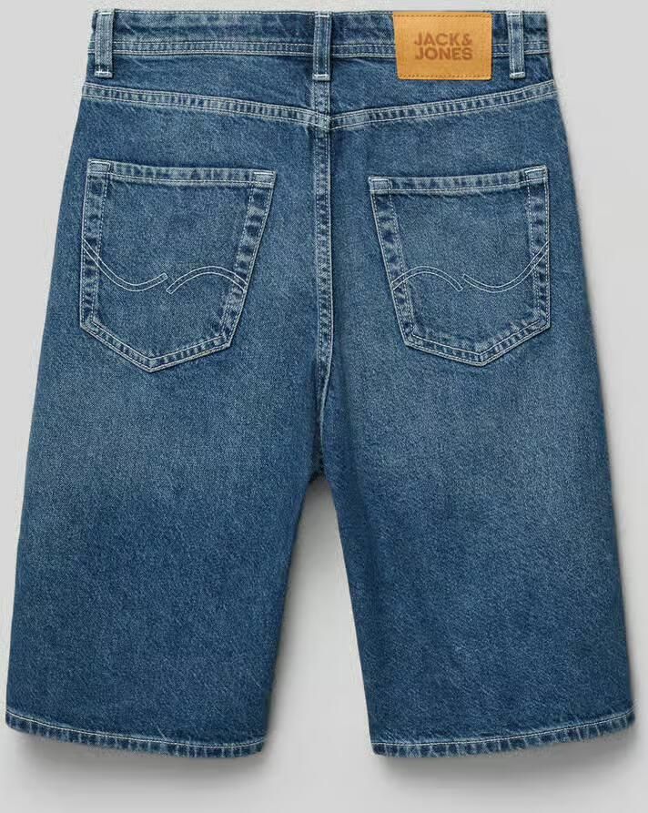 Jack & jones Extra baggy fit jeansshort met steekzakken - Foto 3