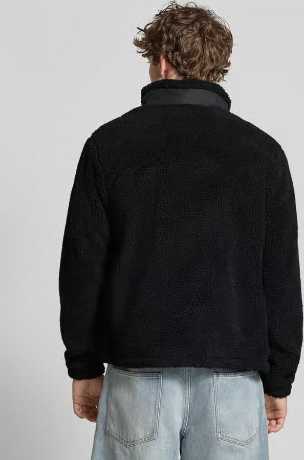 Jack & jones Fleecejack met opstaande kraag en borstzak model 'SHO'