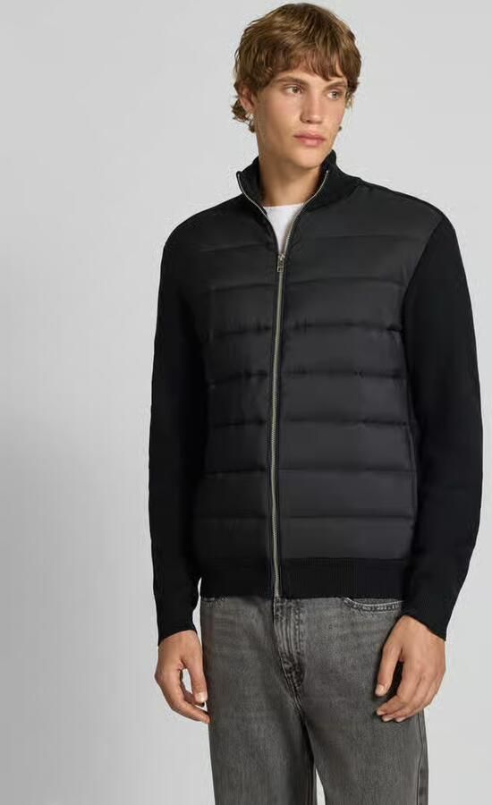 Jack & jones Gebreid jack met doorgestikte naden en opstaande kraag - Foto 11