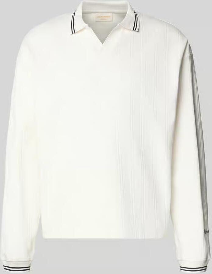 Jack & jones Gebreid poloshirt van puur katoen Model 'JORNIAGARA'