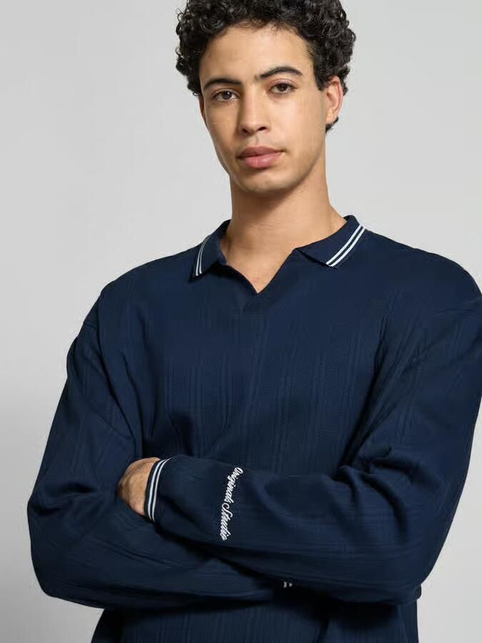Jack & jones Gebreid poloshirt van puur katoen Model 'JORNIAGARA' - Foto 2
