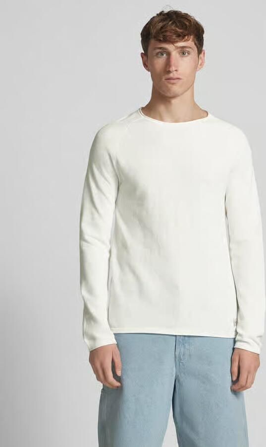 Jack & Jones Trui met ronde hals JJEHILL Effen trui met aangenaam draagcomfort - Foto 11