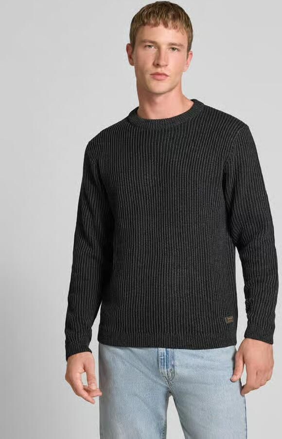 Jack & jones Gebreide pullover met ribboorden model 'DOVER' - Foto 2