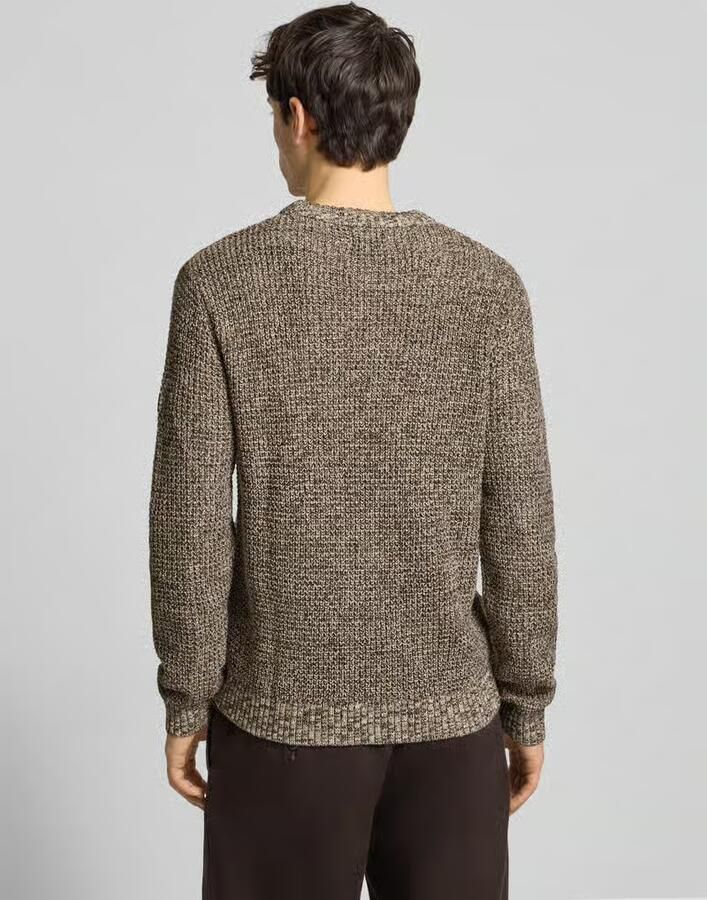 Jack & jones Gebreide pullover met ribboorden model 'LIAM'