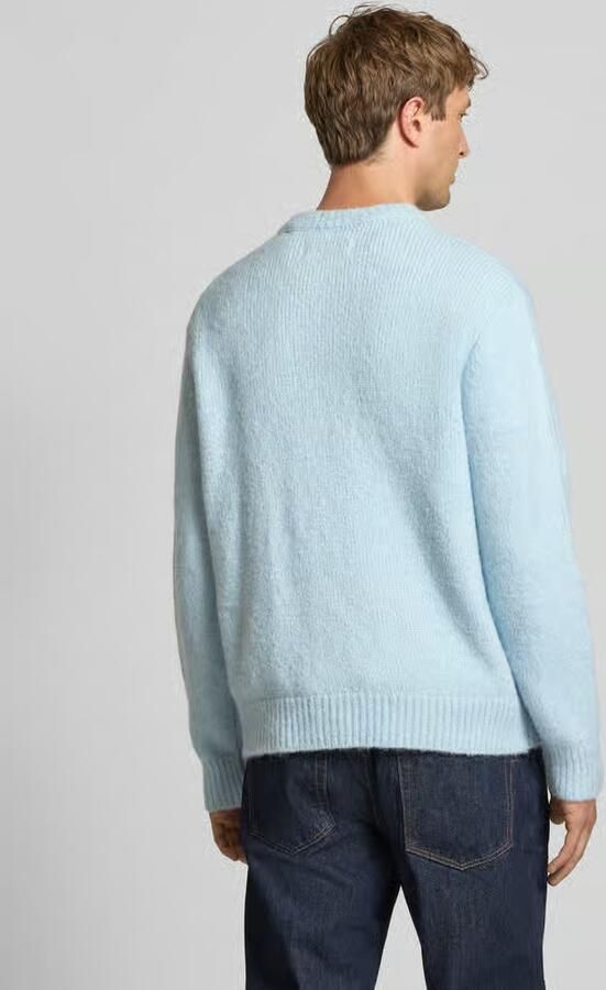 Jack & jones Gebreide pullover met ribboorden model 'LIVERPOOL'